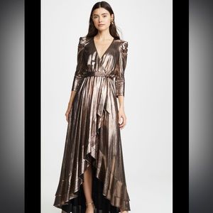 Retrofete Flora Gold Show Stopper Dress
